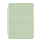 On the Dot | Green Polka Dot Kindle Case