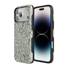 Sage Garden | Green Floral Case