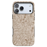 Beige Garden | Neutral Floral Case