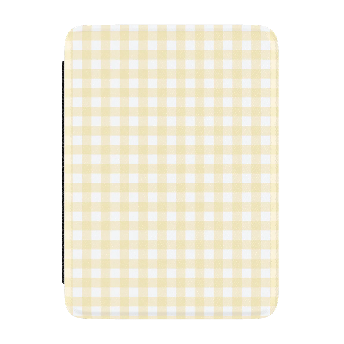 Pastel Picnic | Yellow Gingham Kindle Case