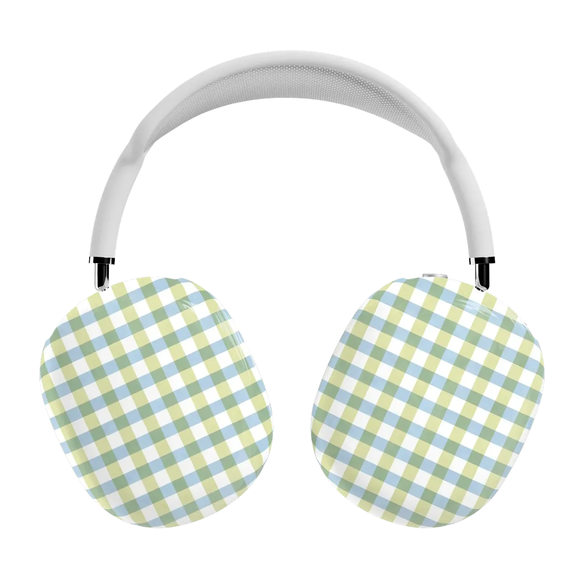 Pastel Picnic | Blue & Green Gingham AirPods Max Case