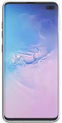 Blue and Gold Clear Floral Samsung Case