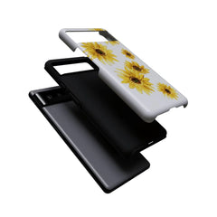 Golden Garden | Yellow Sunflower Floral Google Pixel Case