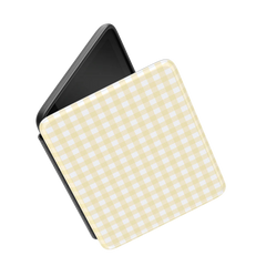 Pastel Picnic | Yellow Gingham Kindle Case