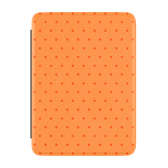 On the Dot | Orange Polka Dot Kindle Case