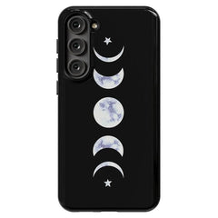It's Just a Phase | Marble Moon Samsung Case