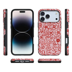 Blush Garden | Floral Doodle Case