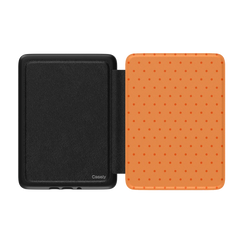 On the Dot | Orange Polka Dot Kindle Case